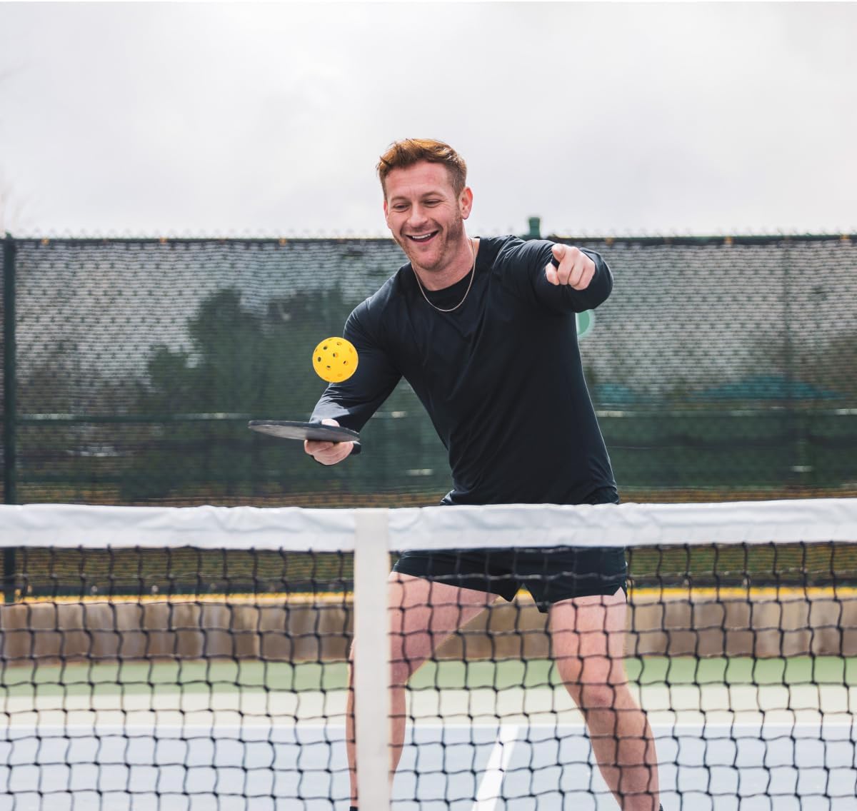 Pickleball Balls,12-Pack 40 Holes Outdoor Pickleball Balls Indoor Pickleballs Play High Elasticity for Beginners Professional All Skill Levels