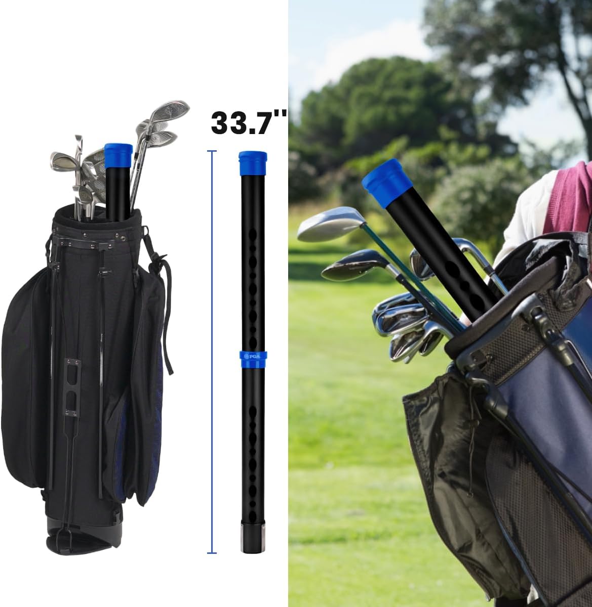 Golf Ball Picker Upper Aluminium Ball Retriever Tool Golf, Golf Ball Retriever Golf Ball Tube Collector, Pickup Tool Device for Men Women