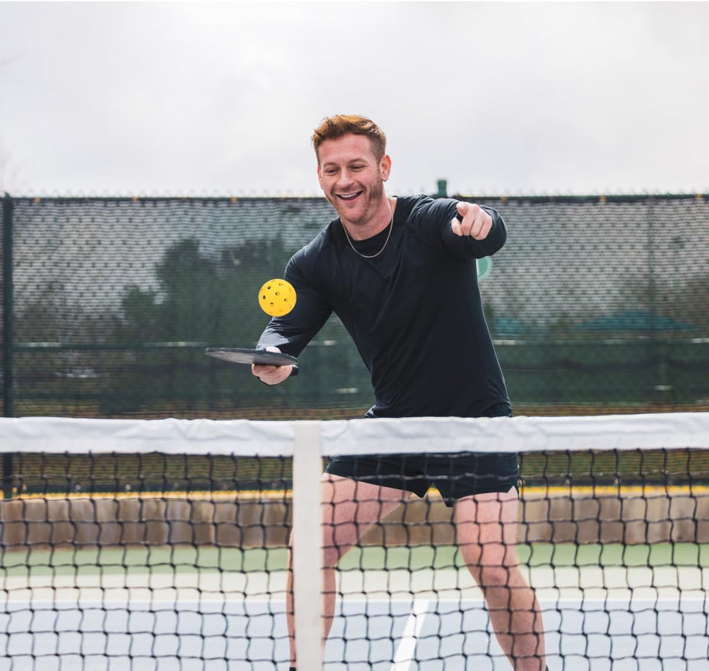 Pickleball Balls,12-Pack 40 Holes Outdoor Pickleball Balls Indoor Pickleballs Play High Elasticity for Beginners Professional All Skill Levels