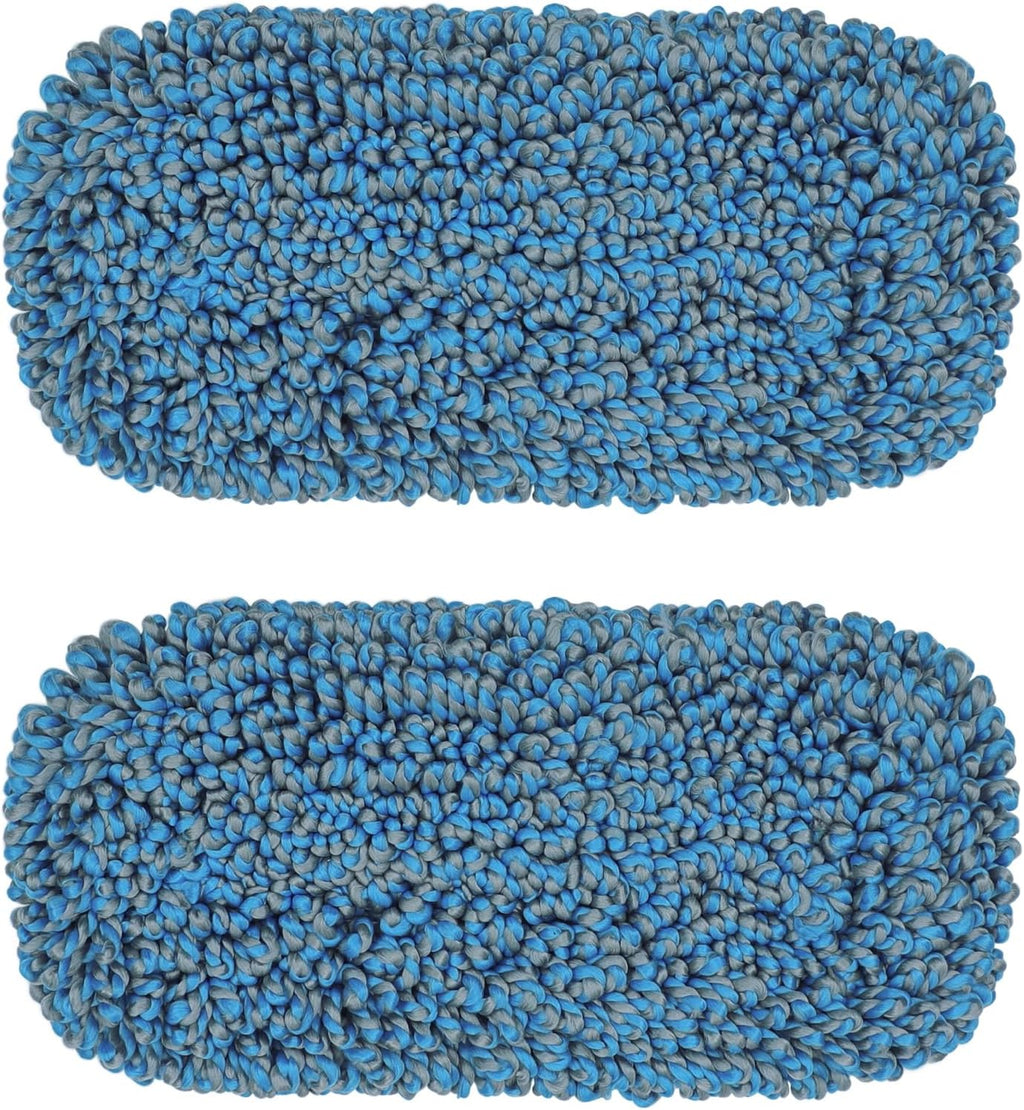 2 Pack Reusable Mop Pads for MAVRIZ Dust Mop Refill Microfiber Mop Pad for Hardwood Floor Cleaning Machine Washable Replacement Mop Pads