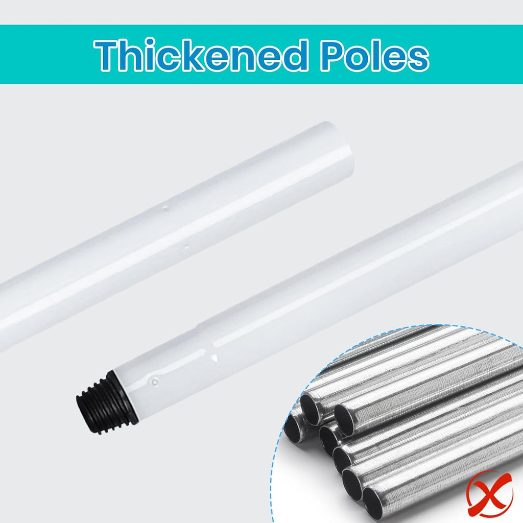 Shower Scrub Brush 51" Long Handled Scrub Brush for Shower Bathroom Brush Cleaner Stiff Bristles Floor Scrubber for Cleaning Kitchen Tile Wall Sink and Grout