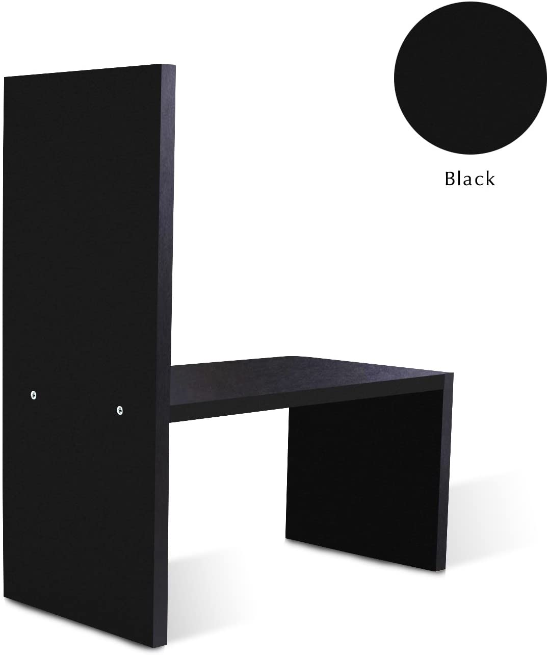 Desktop Organizer Office Storage Rack Adjustable Wood Display Shelf | Birthday Gifts - Toy - Home Decor | - Free Style Rotation Display - True Natural Stand Shelf Black