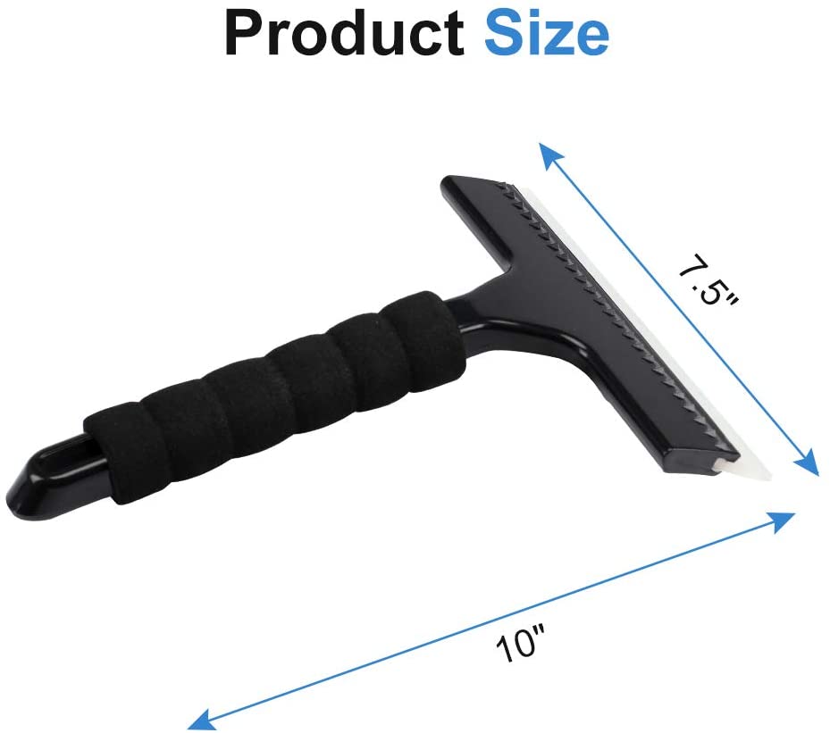 Shower Squeegee for Glass Door Shower Door All Purpose Squeegee Wiper with Good Grip Handle for Bathroom Mirror Countertop Kitchen Cleaning