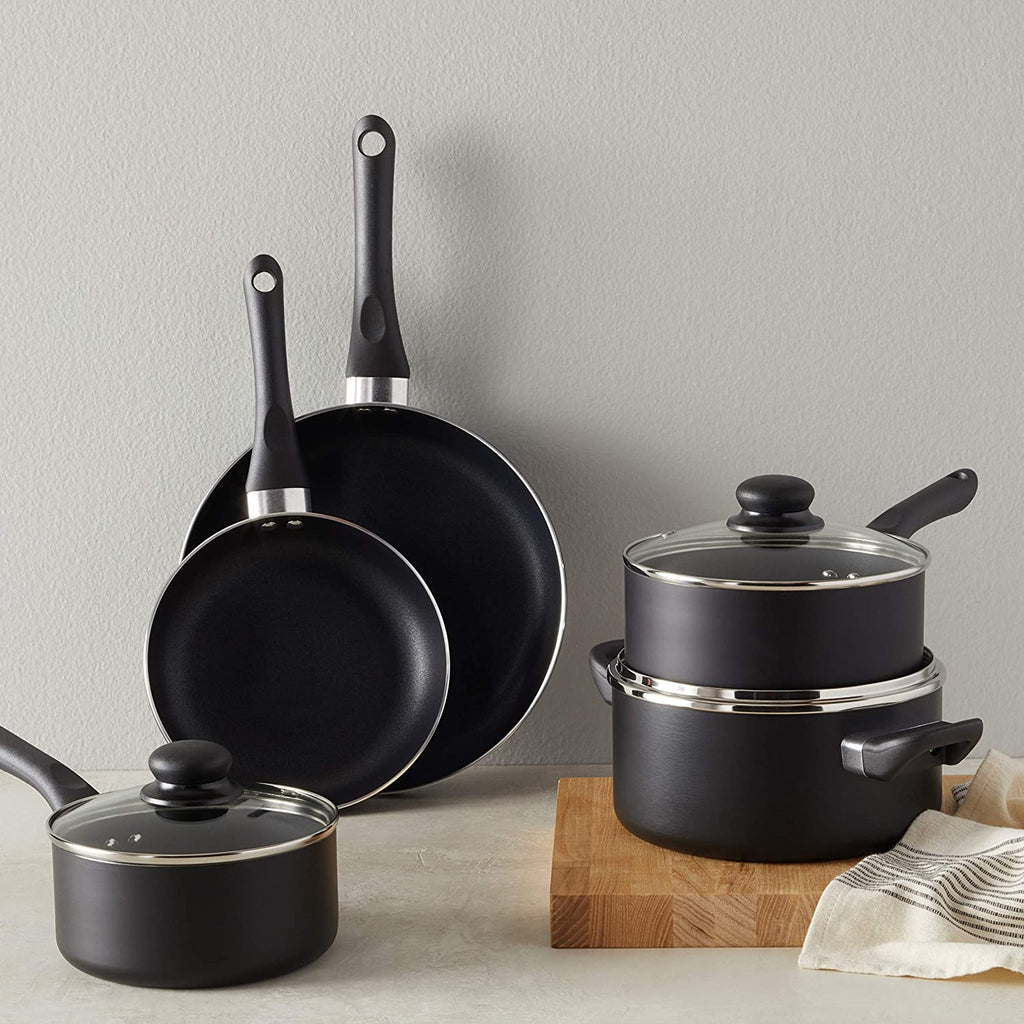 Kitchen & Dining Kitchen Cookware Sets Non-Stick Cookware Set, Pots and Pans - 8-Piece Set