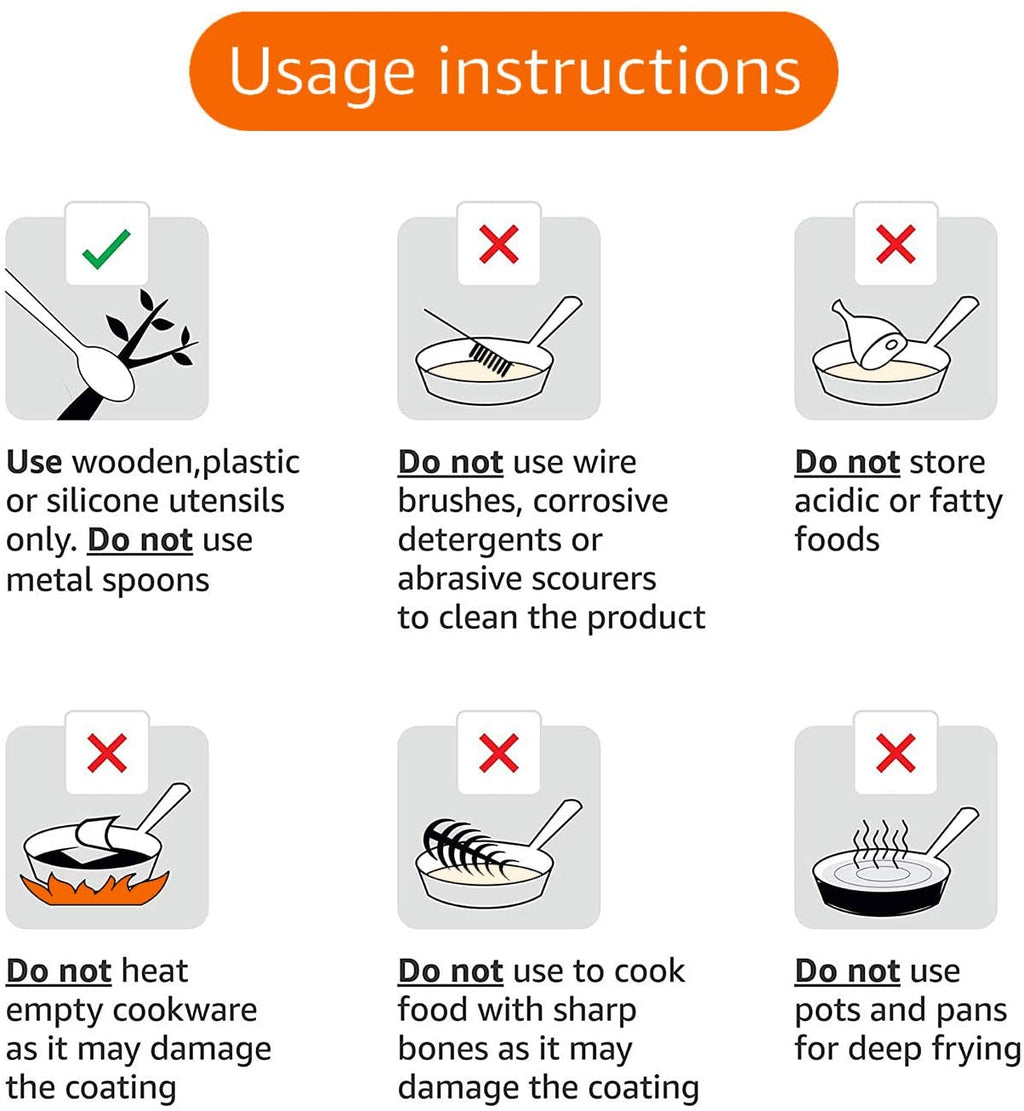 Kitchen & Dining Kitchen Cookware Sets Non-Stick Cookware Set, Pots and Pans - 15-Piece Set