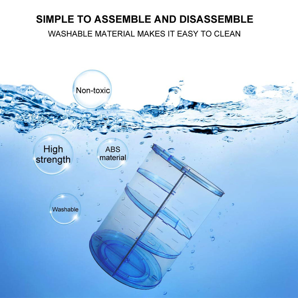 Rotating Makeup Organizer, Makeup Carousel Spinning Holder Storage Rack, Large Capacity Make up Caddy Shelf Cosmetics Organizer, Great for Countertop, Blue