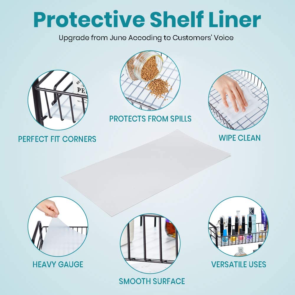 Spice Rack Organizer for Countertop 2 Tier Counter Shelf Standing Holder Storage for Kitchen Cabinet-Bronze