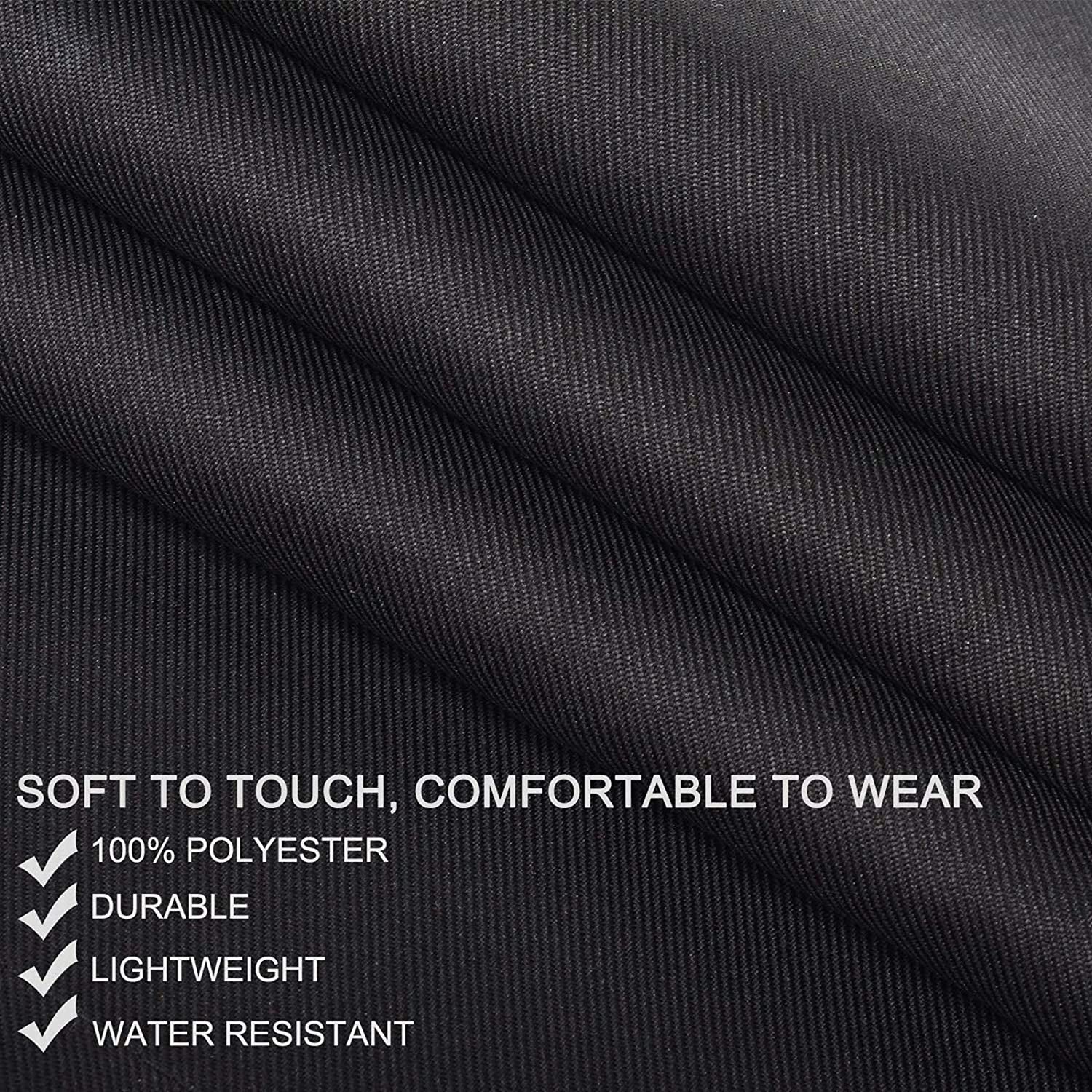 Adjustable Bib Aprons, Water Oil Stain Resistant Black Kitchen Chef Cooking Aprons with Pockets for Men Women (2 Pack)